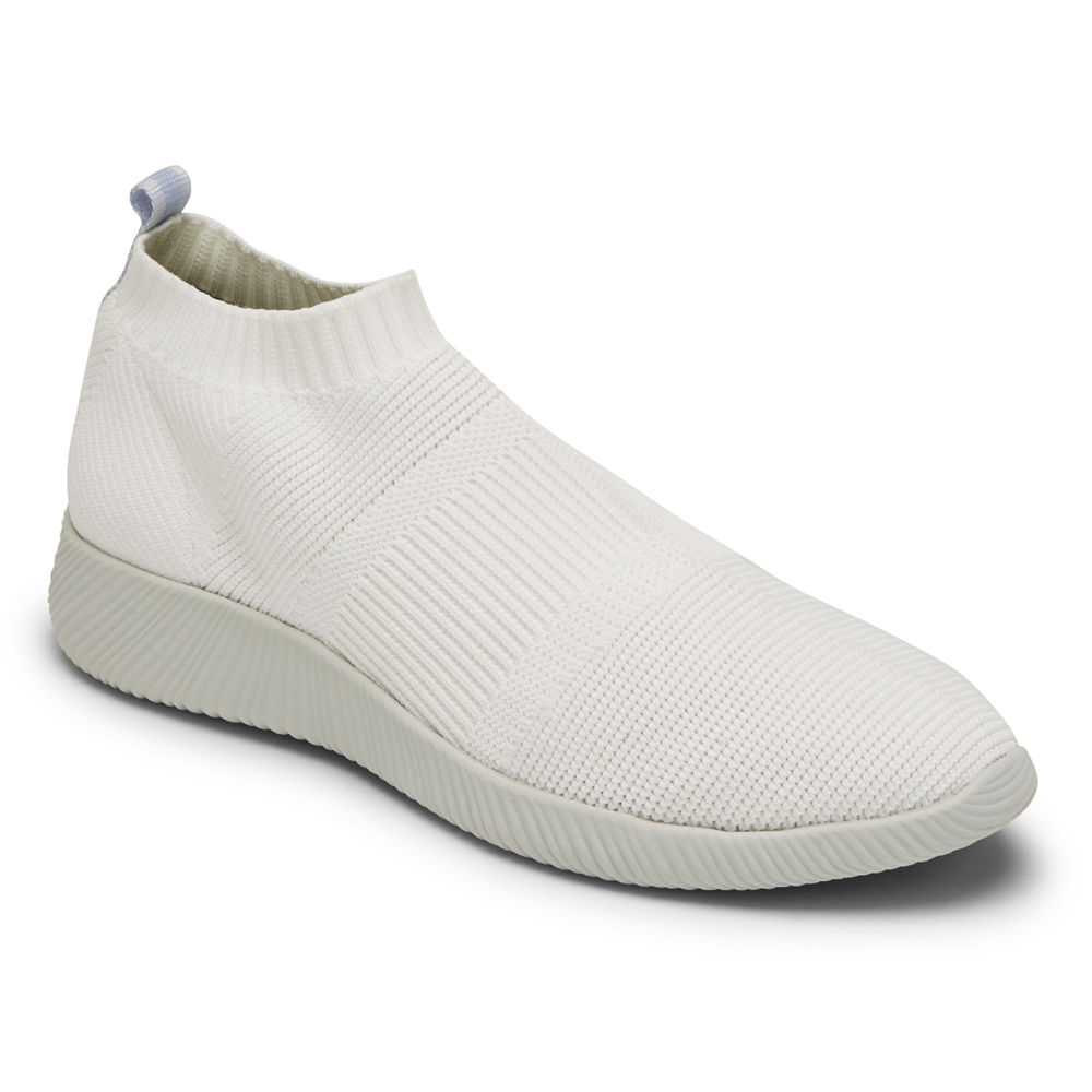 Rockport Womens Sneakers White - City Lites Robyne Knit - UK 349-PHAYSO